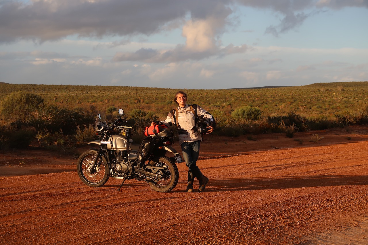 Me, bike, dirt road